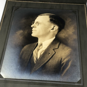 Antique 1940's 11x9  Black &‎ White Photograph Picture Cardboard MKD Patterson